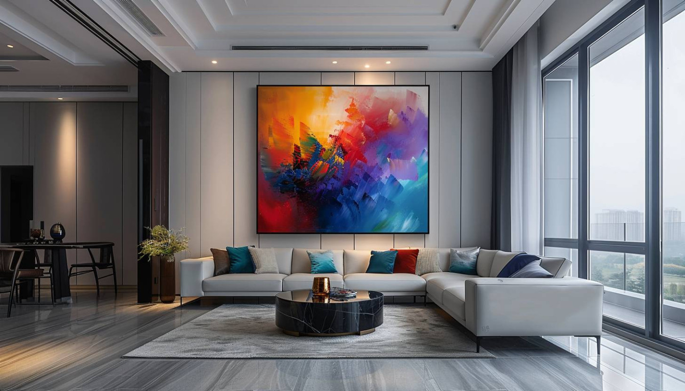 Personnalisation et impact des reproductions de chefs-d'œuvre dans la décoration intérieure